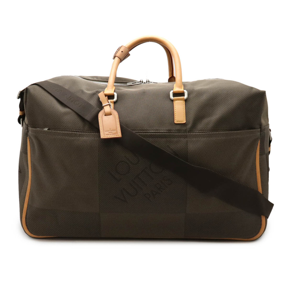 LOUIS VUITTON Damier Geant Souverain Boston Bag Travel Shoulder Tail